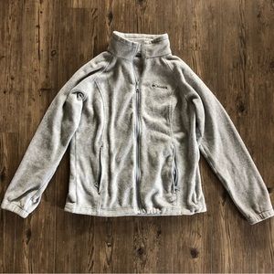 Columbia fleece zip up jacket